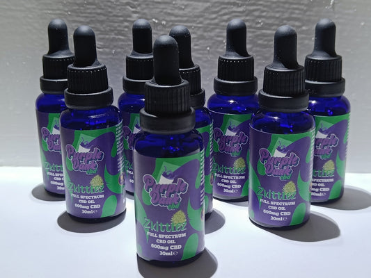 Purple Dank CBD 600mg Full-Spectrum CBD Oil 30ml - Zkittlez - Terpene Infused