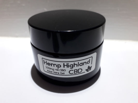 Hemp Highland CBD 200mg H4CBD Aloe Vera Skin Care Gel - 30ml