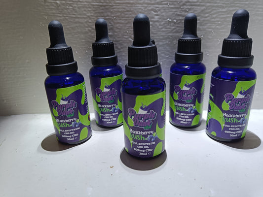 Purple Dank CBD 600mg Full-Spectrum CBD Oil 30ml - Blackberry Kush - Terpene Infused