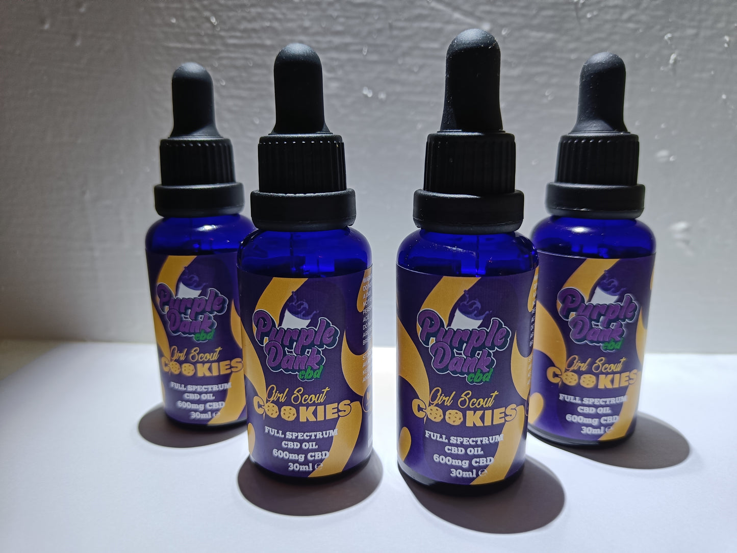Purple Dank CBD 600mg Full-Spectrum CBD Oil 30ml - Girl Scout Cookies - Terpene Infused