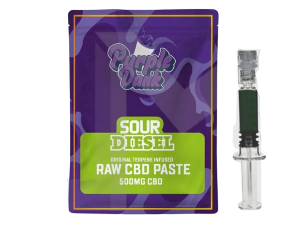 Purple Dank 500mg Raw CBD Paste - Sour Diesel