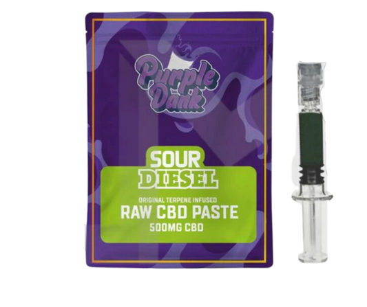 Purple Dank 500mg Raw CBD Paste - Sour Diesel